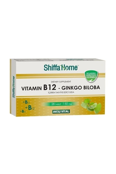 Shiffa Home Bitkisel Vitamin B12-gingko Biloba Tablet