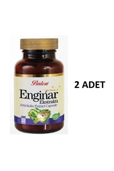 Enginar Plus Ekstraktı 100 Kapsül 2 Kutu