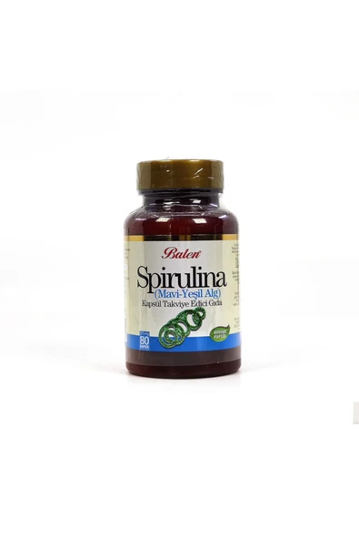 Spirulina Mavi-yeşil Alg Hapı 80 Kapsül X 375 mg
