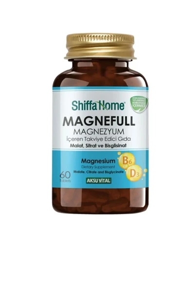 Magnefull magnezyum Malat sitrat Bisglisinat 60 tablet