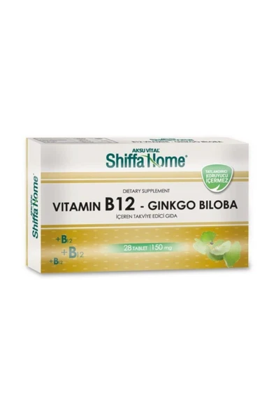 Aksu Vital Vitamin B12 Ginko Biloba Tablet 150 mg 28 Tablet