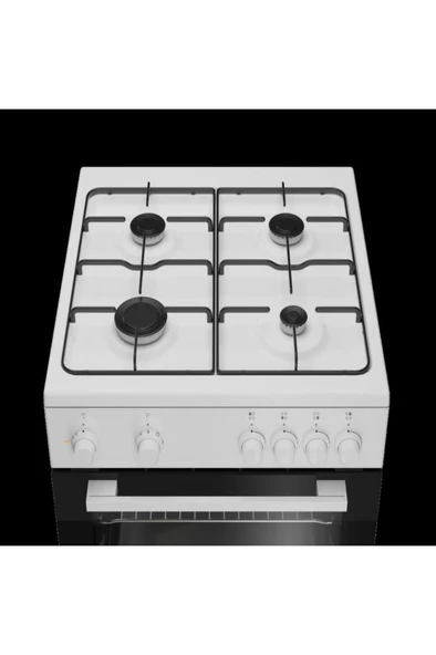 F 8440-1 B Ocaklı Fırın Beyaz - Resim 3