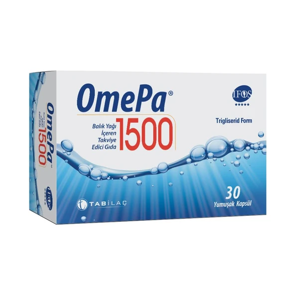 Omepa Balık Yağı 1500 mg 30 Yumuşak Kapsül - 01/2027