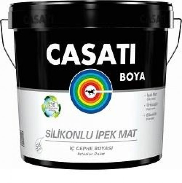 Casati Silikonlu İpek Mat İç Cephe Boyası 15 Lt