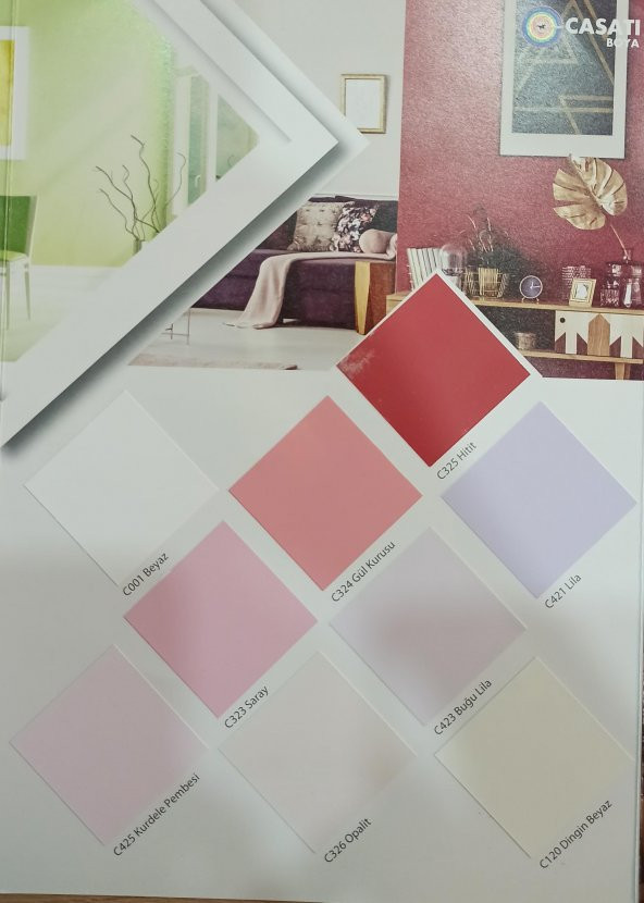 Casati Silikonlu İpek Mat İç Cephe Boyası 7,5 Lt - 3