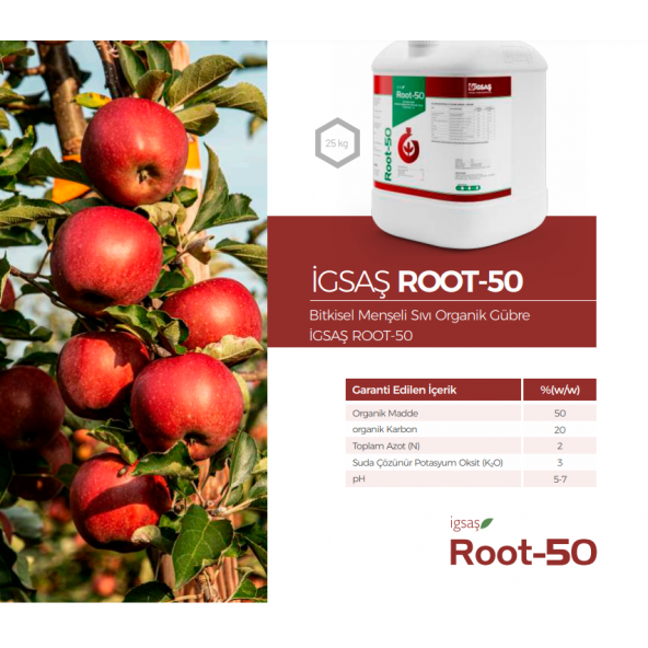 İGSAŞ Root-50 Köklendirici - Sıvı Gübre (25 KG) - 2