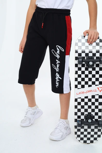 Erkek Çocuk Garni Detaylı Kapri Alt 12204 - 5