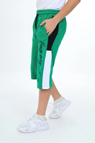 Erkek Çocuk Garni Detaylı Kapri Alt 12204 - 2