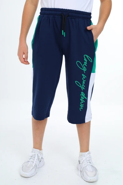 Erkek Çocuk Garni Detaylı Kapri Alt 12204 - 11