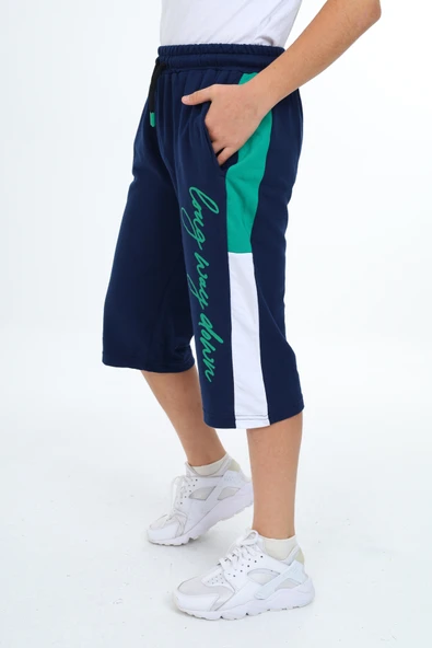 Erkek Çocuk Garni Detaylı Kapri Alt 12204 - 3