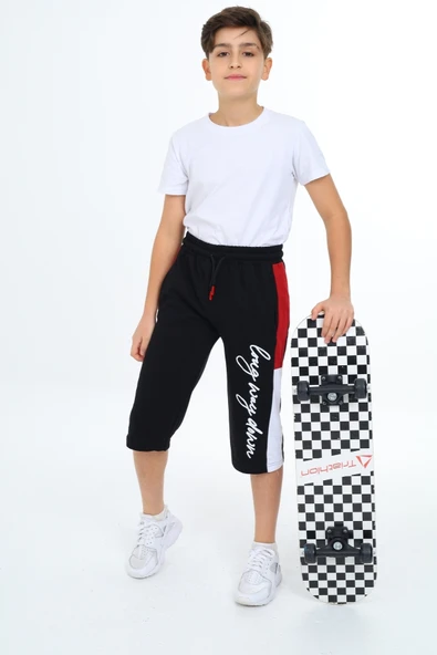 Erkek Çocuk Garni Detaylı Kapri Alt 12204 - 6