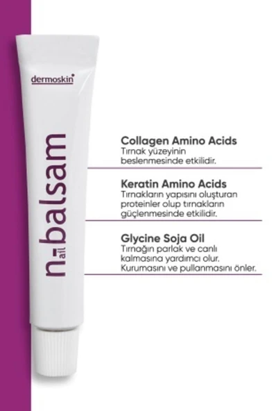 Dermoskin N-Balsam Tırnak Bakım Kremi 10 ml - 3
