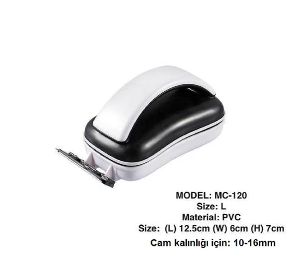Sobo MC-120 Tutmalı Manyetik Akvaryum Cam Sileceği Large - 2
