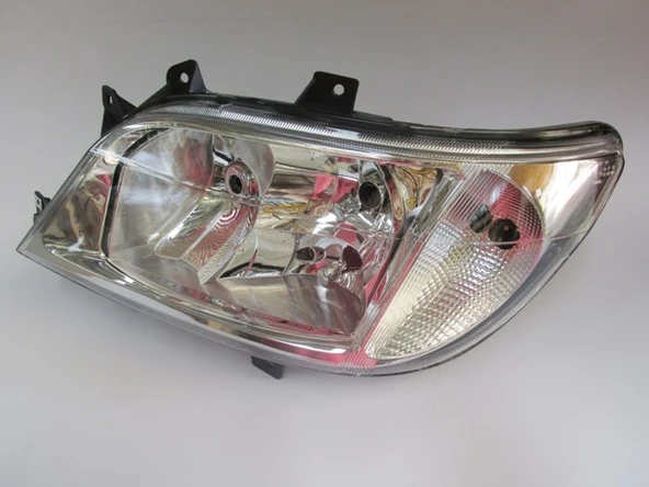 MERCEDES SPRINTER- 03/07; FAR LAMBASI SOL ELEKTRİKLİ/SİSLİ/ŞEFFAF CAM/10 PİNLİ (H3/H7/H7)(AYFAR)