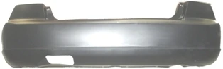 HONDA CIVIC- SD- 02/04; ARKA TAMPON SİYAH (SİS DELİKLİ FPI)