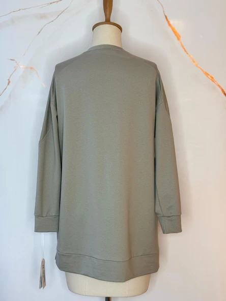 AYICIK NAKIŞLI SWEATSHİRT - 11