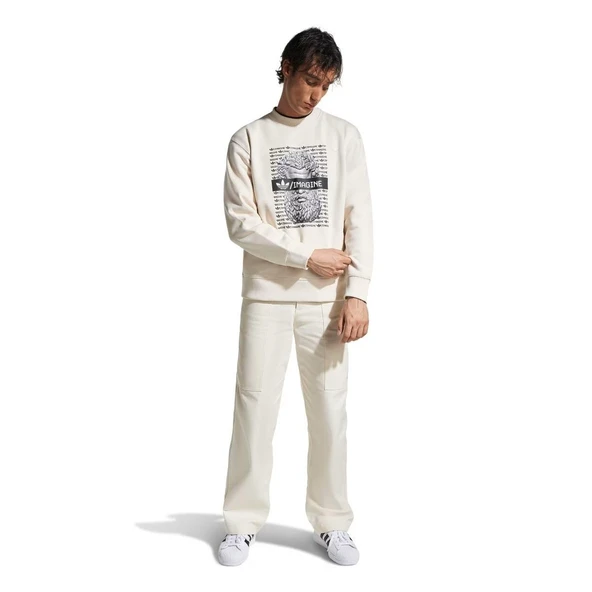 adidas Erkek  Renkli  Sweatshirt EY P ESS CREW M JL2872 - 2