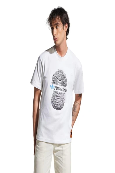 adidas Erkek  Beyaz  T-shirt EY P ESS TEE M Beyaz JL2869