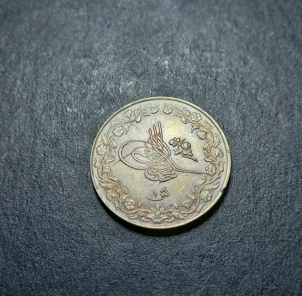 Escoines Koleksiyon 39963680231856cf8f 1327/6H 1914 V.Mehmed Reşad 1 Kuruş ÇİL Mısır 5,50 Gram - Resim 4