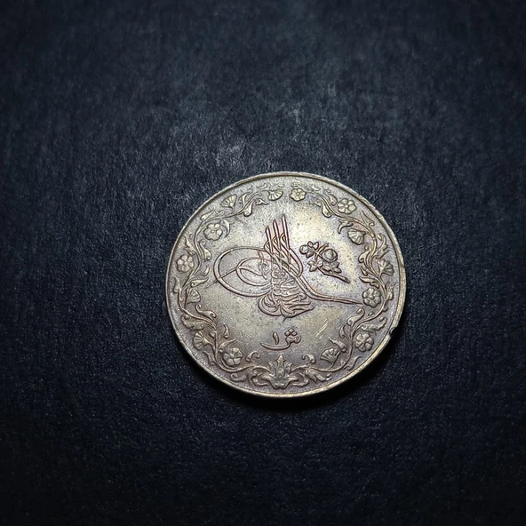 Escoines Koleksiyon 39963680231856cf8f 1327/6H 1914 V.Mehmed Reşad 1 Kuruş ÇİL Mısır 5,50 Gram - Resim 2