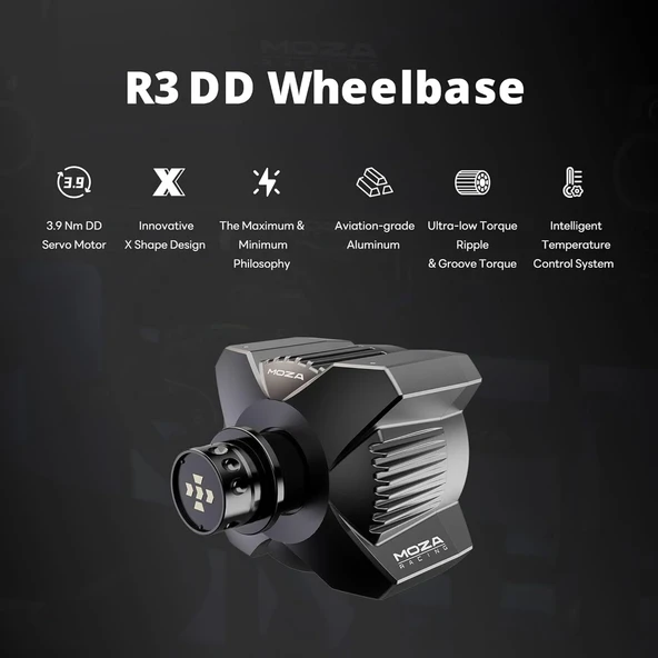 Moza Racing R3 Direct Drive Direksiyon Seti (PC) - 3