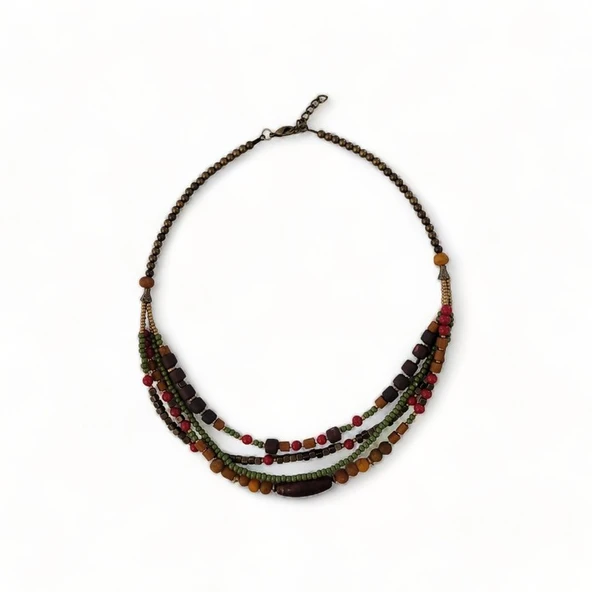 Hedea Fısıldayan Söğüt Kırmızı Kolye Kolye Kadınlar İçin - Resim 3