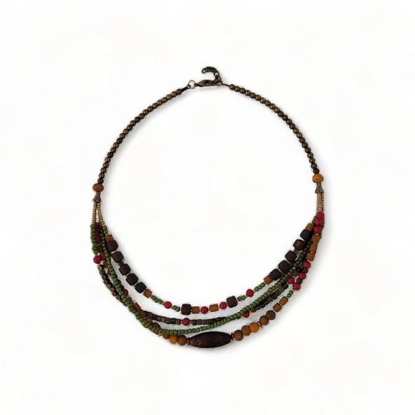 Hedea Fısıldayan Söğüt Kırmızı Kolye Kolye Kadınlar İçin ürün görseli