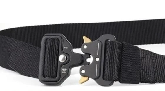 Kobra Kemer 125 Cm X 3.8 Cm - Taktik Outdoor ve Koruma Pantolon Kemeri SİYAH - 3
