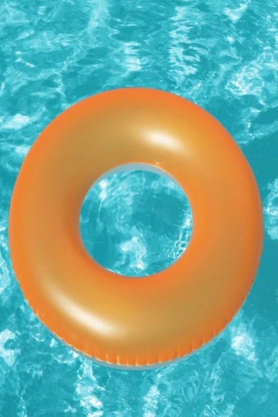 Buzlu Neon Yüzme Simidi 76 cm. ile Havuzlarda ve Denizlerde Fark Yaratın! - 3