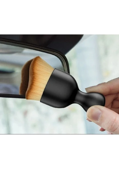 Araç İçi Mini Torpido Temizleme Fırçası Çok Amaçlı Torpido Teyp Klima Temizleme Fırçası - 2 Adet - Resim 5