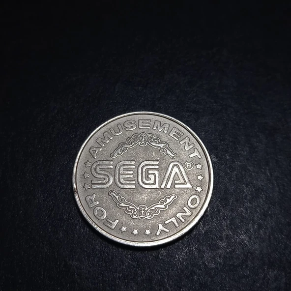 Escoines Koleksiyon 3996368016c36eb4c2 Sega Oyun Jetonu only for amusement eski jeton - Resim 4