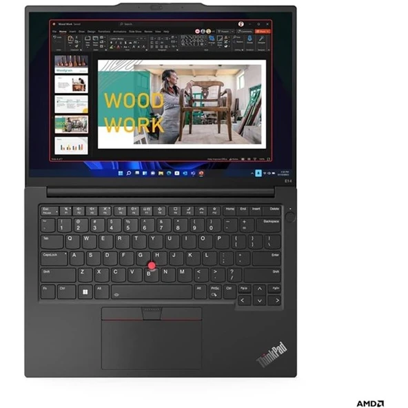 LENOVO 14" THINKPAD E14 G6 21M7006NTX ULTRA 5 125U-16GB DDR5 RAM-512GB NVME-W11 PRO - Resim 3