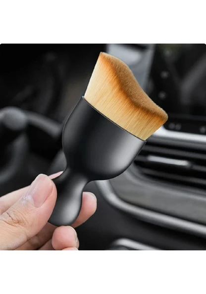 Araç İçi Mini Torpido Temizleme Fırçası Çok Amaçlı Torpido Teyp Klima Temizleme Fırçası - 2 Adet - Resim 4