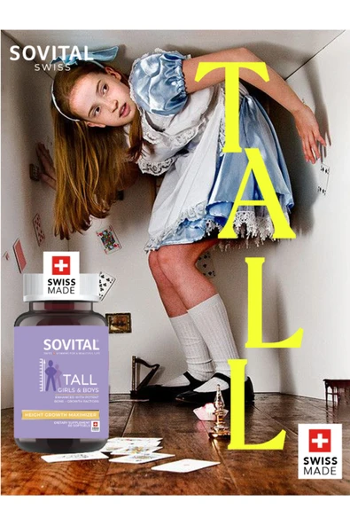 Sovital Tall Uzun Boy, Boy Uzamasına Yardımcı 11-21 Yaş, 60 Adet Softgel - 2