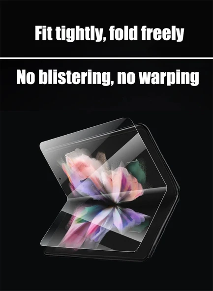 Huawei Honor Magic V2 Uyumlu 2 Ön 1 Arka Body Şeffaf Ultra koruyucu Nano Jelatin - 3