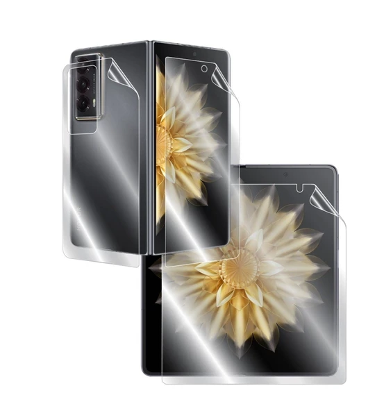Huawei Honor Magic V2 Uyumlu 2 Ön 1 Arka Body Şeffaf Ultra koruyucu Nano Jelatin