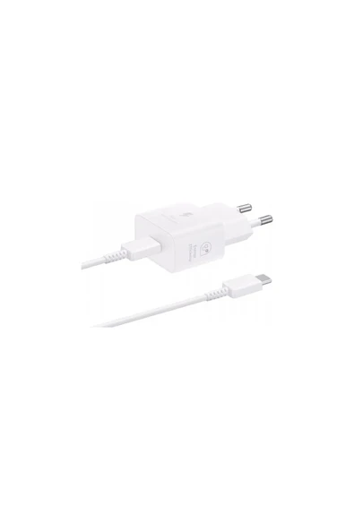 Samsung EP-T2510X 25 W Beyaz Type-C Kablolu Hızlı Şarj Aleti (Türkiye Garantili)