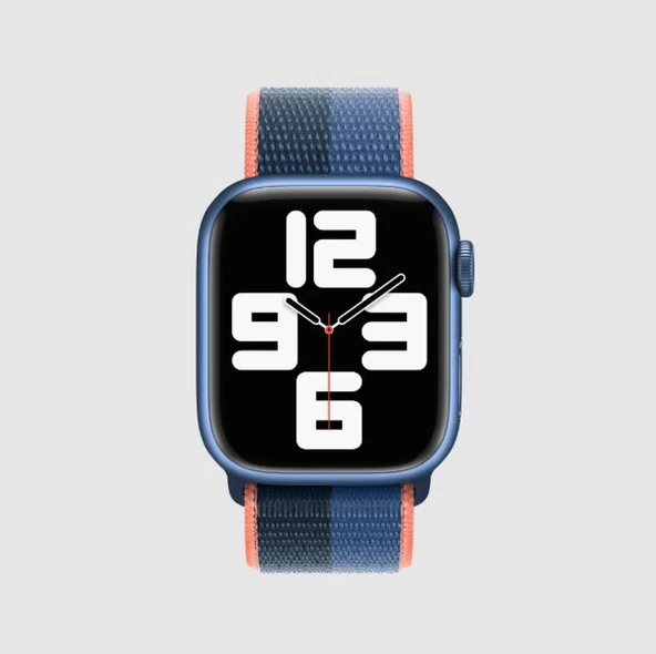 Apple Watch 45MM Blue Jay Sport Loop Kordon 3K474ZM/A (DEMO) - 2