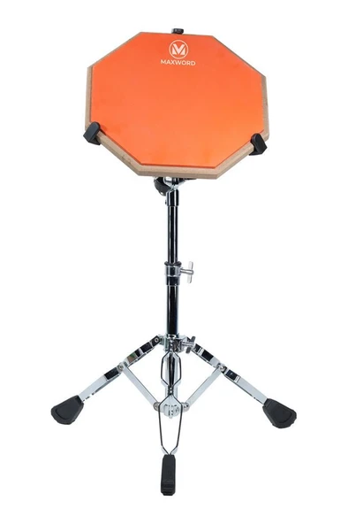 Maxword DD-239OR Pro Bateri Davul Çalışma Pedi Seti Drum Practice Pad Full Set - 3
