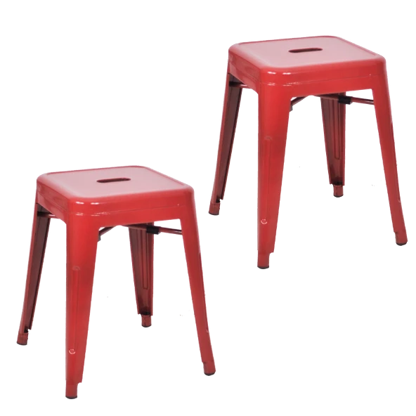 Tolix Metal Tabure (2 ADET) - 3