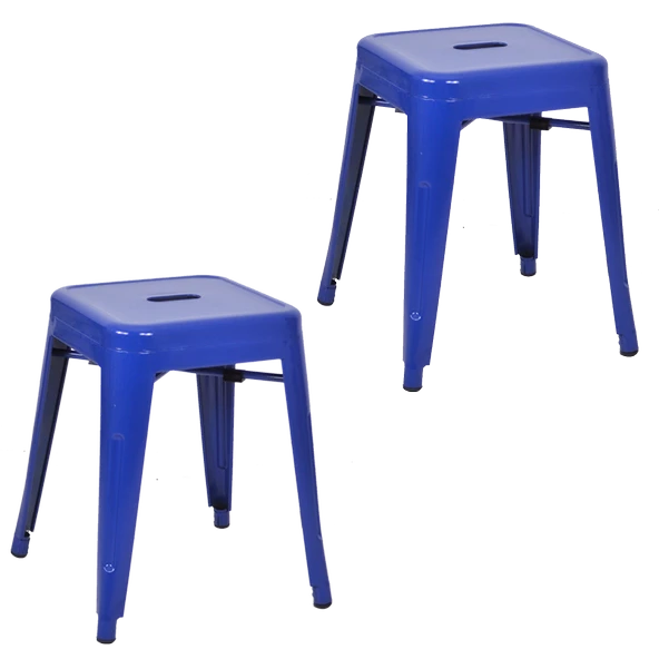 Tolix Metal Tabure (2 ADET) - 4