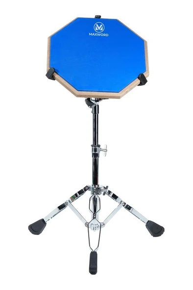 Maxword DD-239BL Pro Bateri Davul Çalışma Pedi Seti Drum Practice Pad Full Set - 3