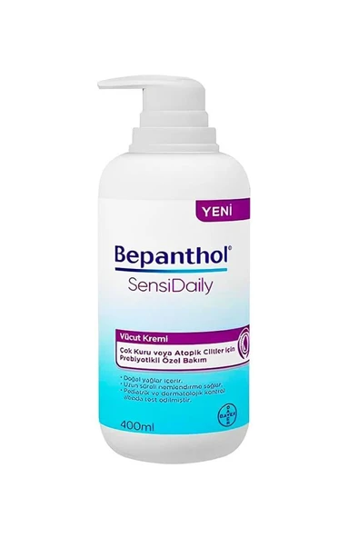 Bepanthol SensiDaily Pompalı Vücut Kremi 400 ml