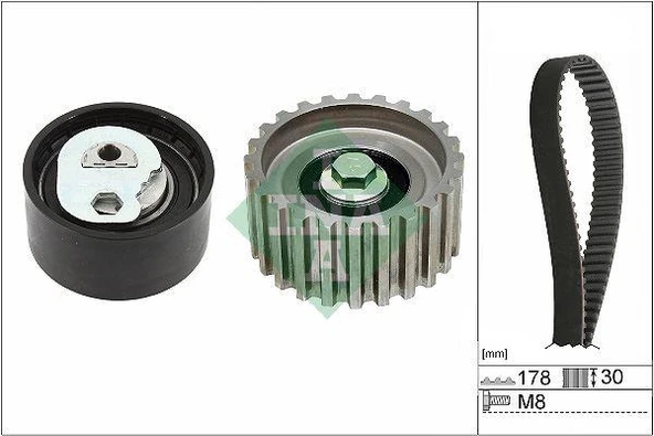 EKSANTRİK GERGİ KİTİ 178x300 DUCATO 2.3D- JTD 06- - DAILY II-III 02- F1AE0481C-F1AE348A1G x
