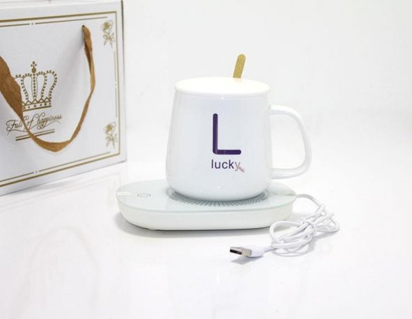 Elektrikli Isıtıcı Kupa Bardak Isıtıcılı 450Ml - 3