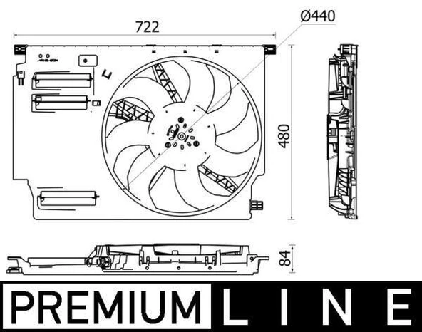 FAN TERMIGI BMW F45 F48 MINI F60 PREMIUM LINE
