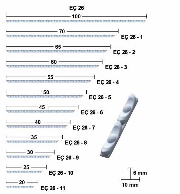 25 CM ESNEK MOBİLYA ÇITASI - 2