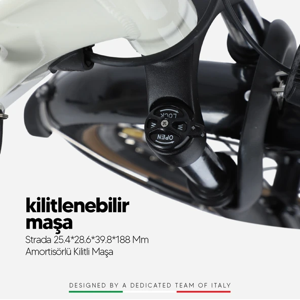 Stradacycles E-Spido Hidrolik Disk 20 Jant Katlanabilir Elektrikli Bisiklet - 7