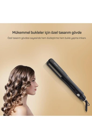 Ar5080 Prostyle Gold Ince Seramik Plaka Saç Düzleştirici - 3