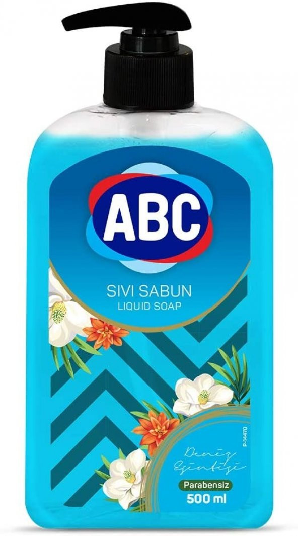 ABC Sıvı Sabun Deniz Esintisi 500 ML 1 Paket (1 x 500 ml)